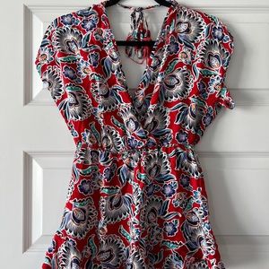 Band of Gypsies Floral Romper